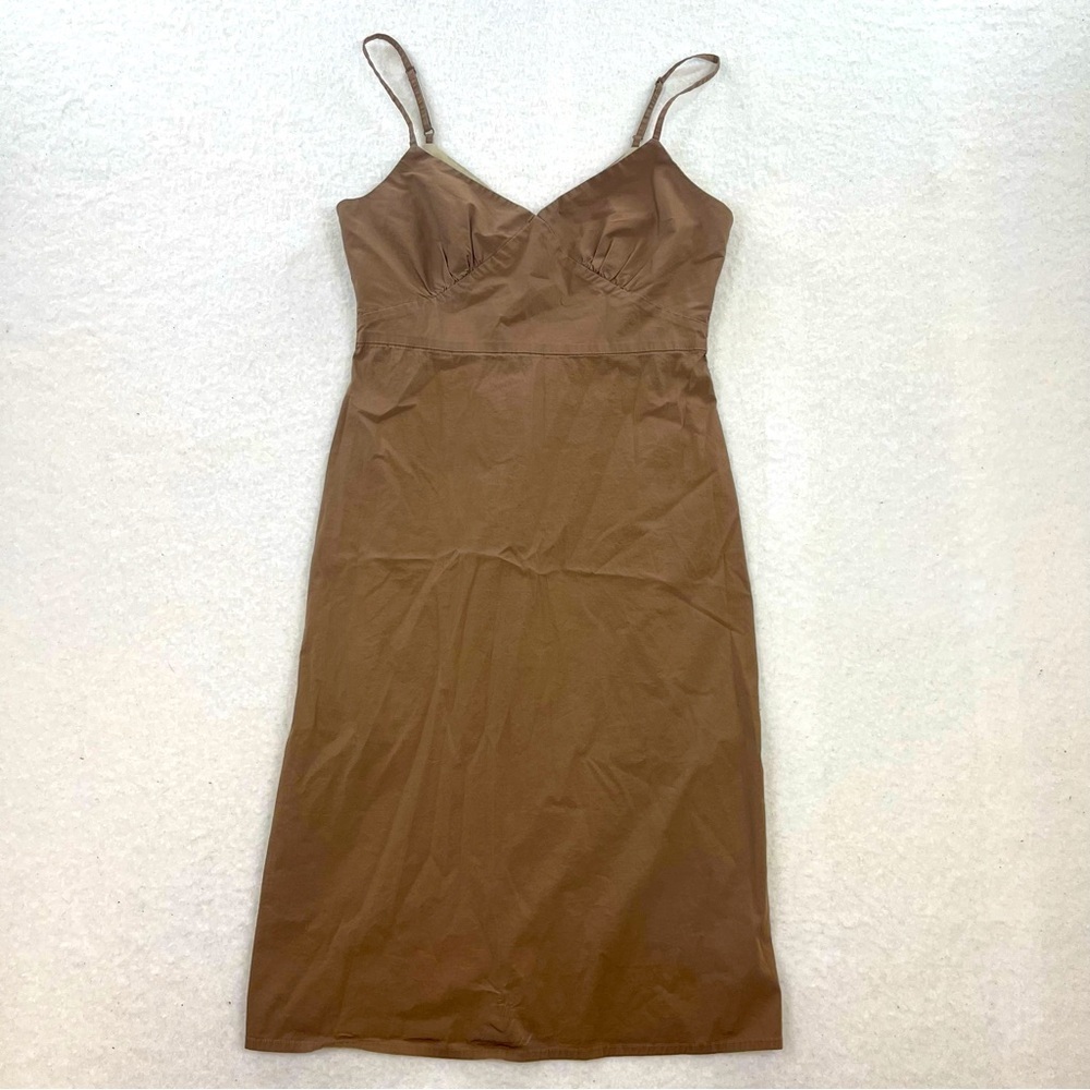 Y2K Gap Brown Cotton Mini Dress Size 4